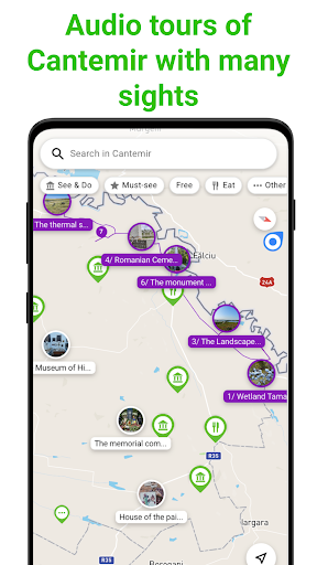 Cantemir Tour Guide:SmartGuide ekran görüntüsü