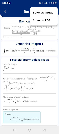 Integration Calculator App ekran görüntüsü