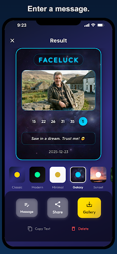 FaceLuck - AI Face Lottery ekran görüntüsü