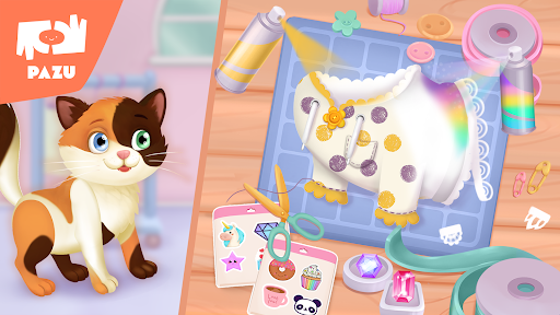 Cat game - Pet Care & Dress up ekran görüntüsü