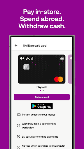 Skrill - Pay & Send Money ekran görüntüsü