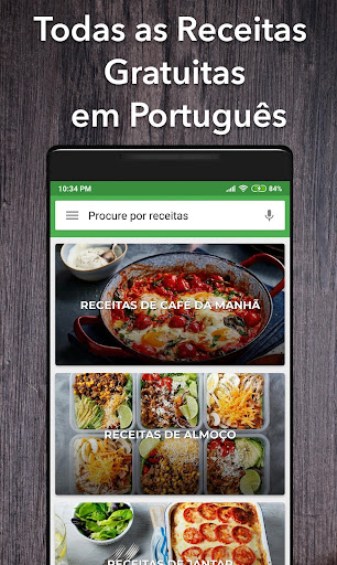 Todas as receitas em Português ekran görüntüsü