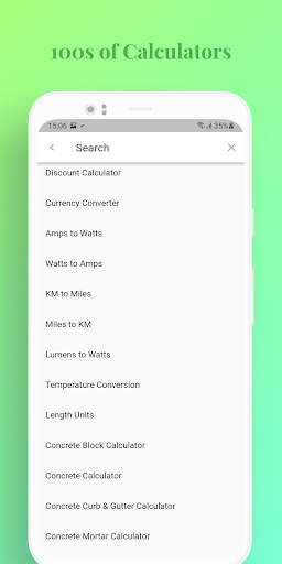 Construction Calculator Pro ekran görüntüsü