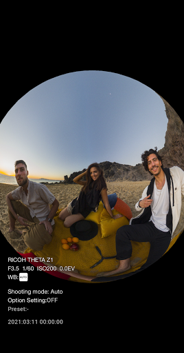 RICOH THETA ekran görüntüsü