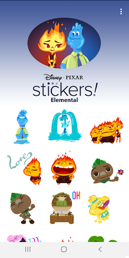 Pixar Stickers: Elemental ekran görüntüsü