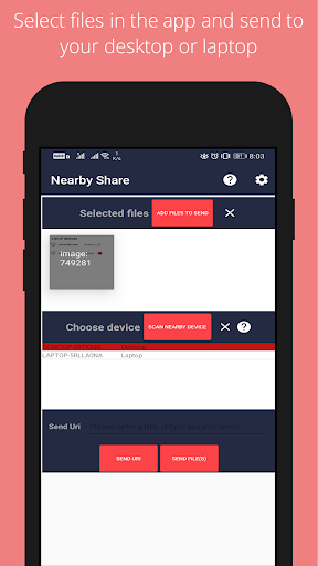 Nearby Share For Windows 10/11 ekran görüntüsü