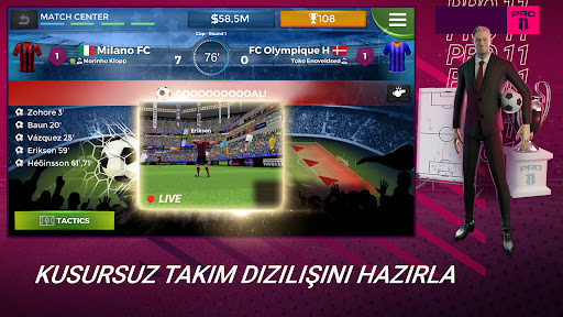 Pro 11 - Futbol Menajeri ekran görüntüsü