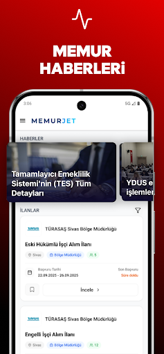 MemurJet : Kamu İş İlanı,Haber ekran görüntüsü