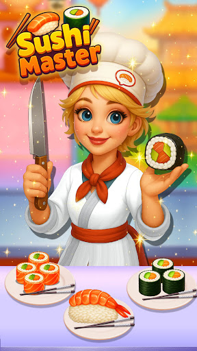 Sushi Bar Cafe Cooking Game ekran görüntüsü
