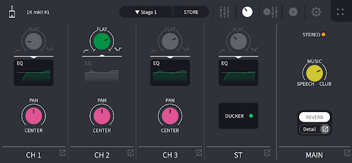 STAGEPAS Controller ekran görüntüsü