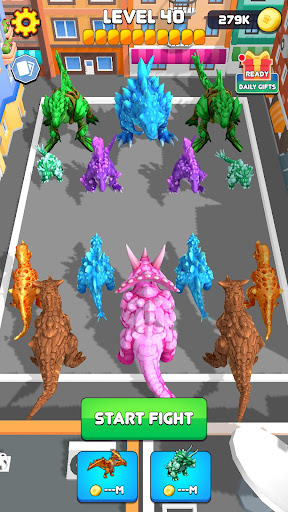 Crystal Dinosaur Element Fight ekran görüntüsü