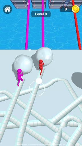 Snow Ball: Ice Race ekran görüntüsü