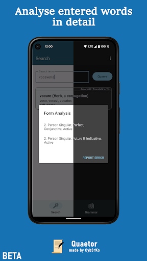 Quaetor - Latin App ekran görüntüsü
