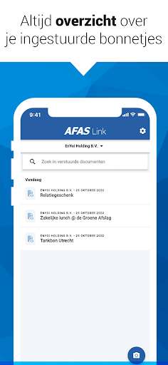 AFAS Link ekran görüntüsü