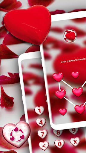 Red Heart Theme Launcher ekran görüntüsü