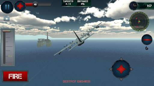 Airplane Gunship Simulator 3D ekran görüntüsü