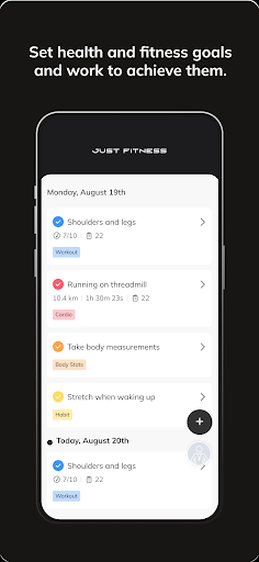 Just Fitness Training ekran görüntüsü