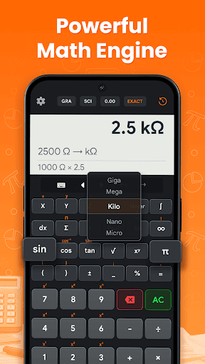 Scientific Calculator App ekran görüntüsü