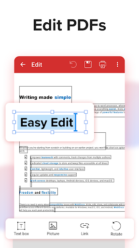 MobiPDF: PDF Editor & Scanner ekran görüntüsü