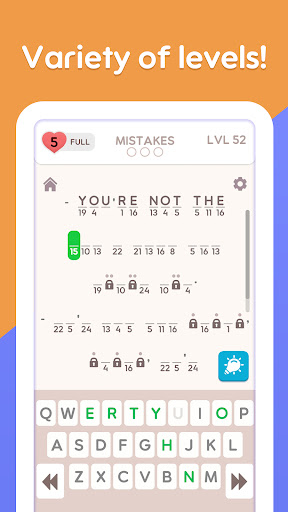 Cryptogram Quest ekran görüntüsü