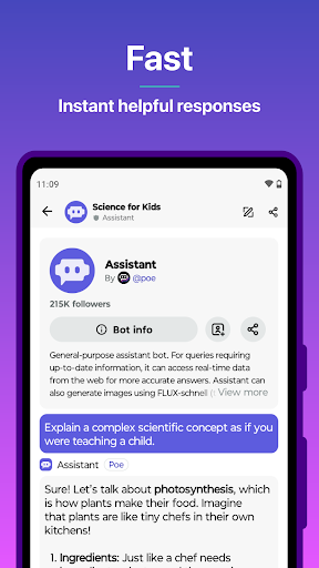 Poe - Fast AI Chat ekran görüntüsü