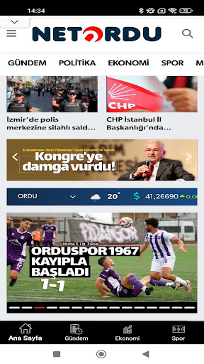 Net Ordu ekran görüntüsü