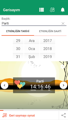 Geri sayım Widget / Gün Sayacı ekran görüntüsü