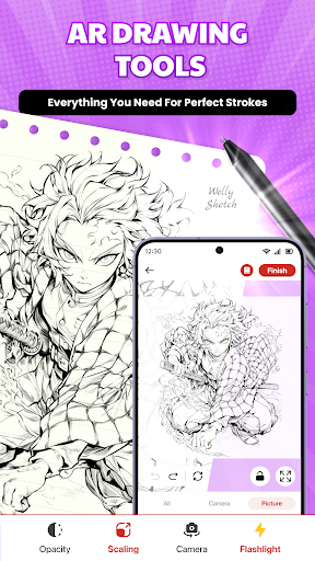 AR Art Draw - Trace Sketch App ekran görüntüsü