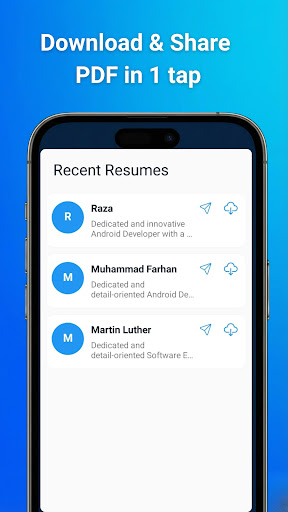 HireMe: ATS Resume & CV Maker ekran görüntüsü