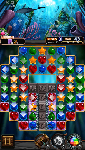Jewel Poseidon : Jewel Match 3 ekran görüntüsü
