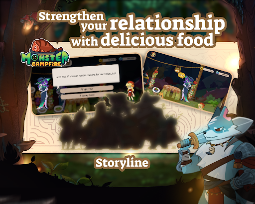 Monster Campfire: Idle Cook ekran görüntüsü