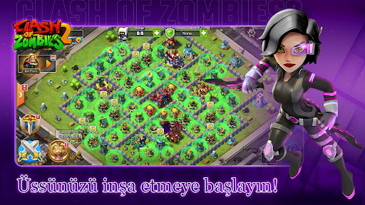 Clash Zombie : zombi saldırısı ekran görüntüsü