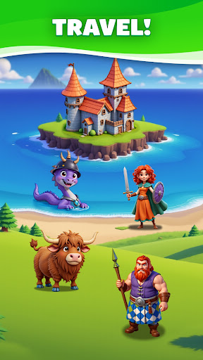 Merge Travel: Build Dream Town ekran görüntüsü