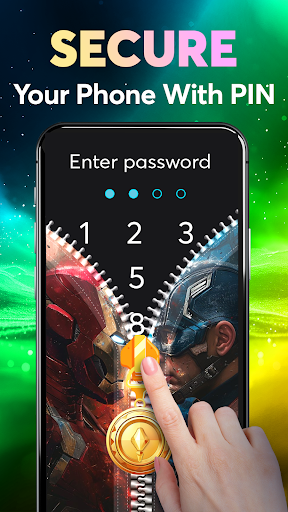 Zipper Lock Screen: Zip Locker ekran görüntüsü