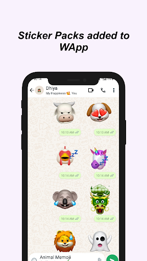 Animal Memoji ekran görüntüsü