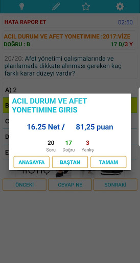 ATA AÖF ÇIKMIŞ SORULAR ekran görüntüsü