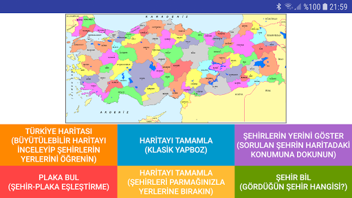 Şehir Bulma Oyunu ekran görüntüsü