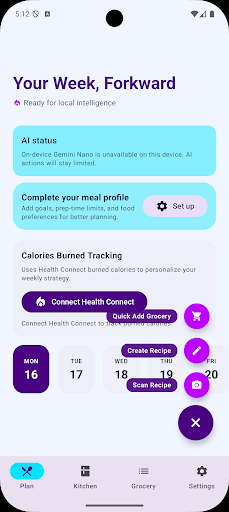 Forkward: Private AI Meal Prep ekran görüntüsü