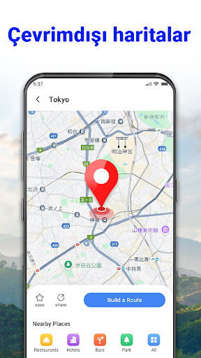 GPS Sesli Navigasyonu: Yön ekran görüntüsü