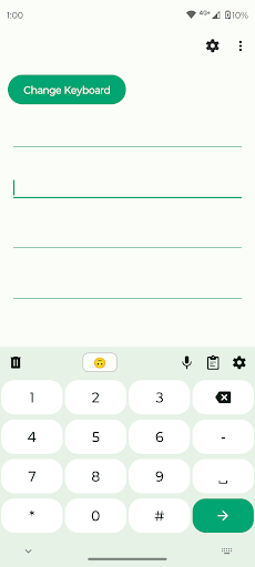 Fossify Keyboard Beta ekran görüntüsü