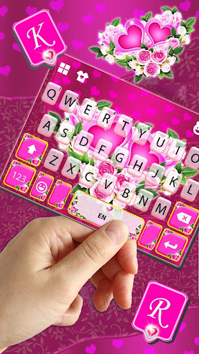 Pink Rose Flower Tema ekran görüntüsü