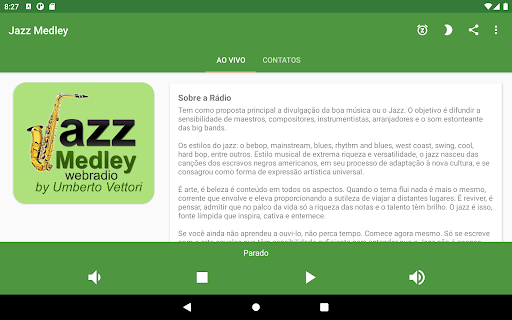 Rádio Jazz Medley ekran görüntüsü