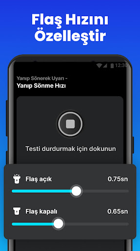 Flaş Uyarisi - Çağrı ve SMS ekran görüntüsü