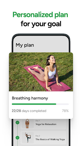 Walking Yoga: Walk & Fitness ekran görüntüsü