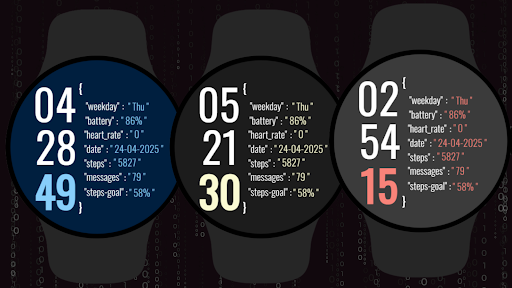 Cyber Watch Face ekran görüntüsü