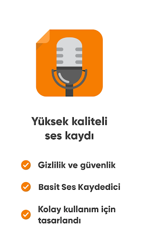 Basit Ses Kaydedici ekran görüntüsü