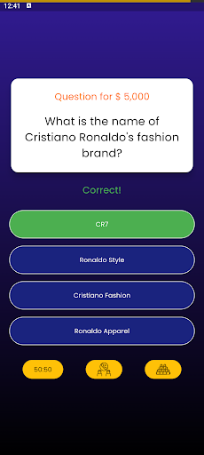 Millionaire: Messi Vs Ronaldo ekran görüntüsü