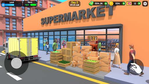 Supermarket Tycoon 3D ekran görüntüsü