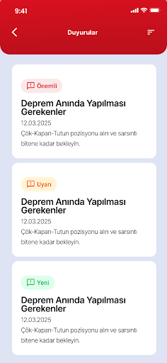 Acil Durum ekran görüntüsü