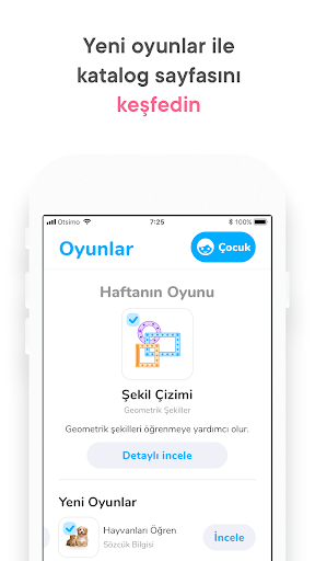 Otsimo - Özel Eğitim Oyunları ekran görüntüsü